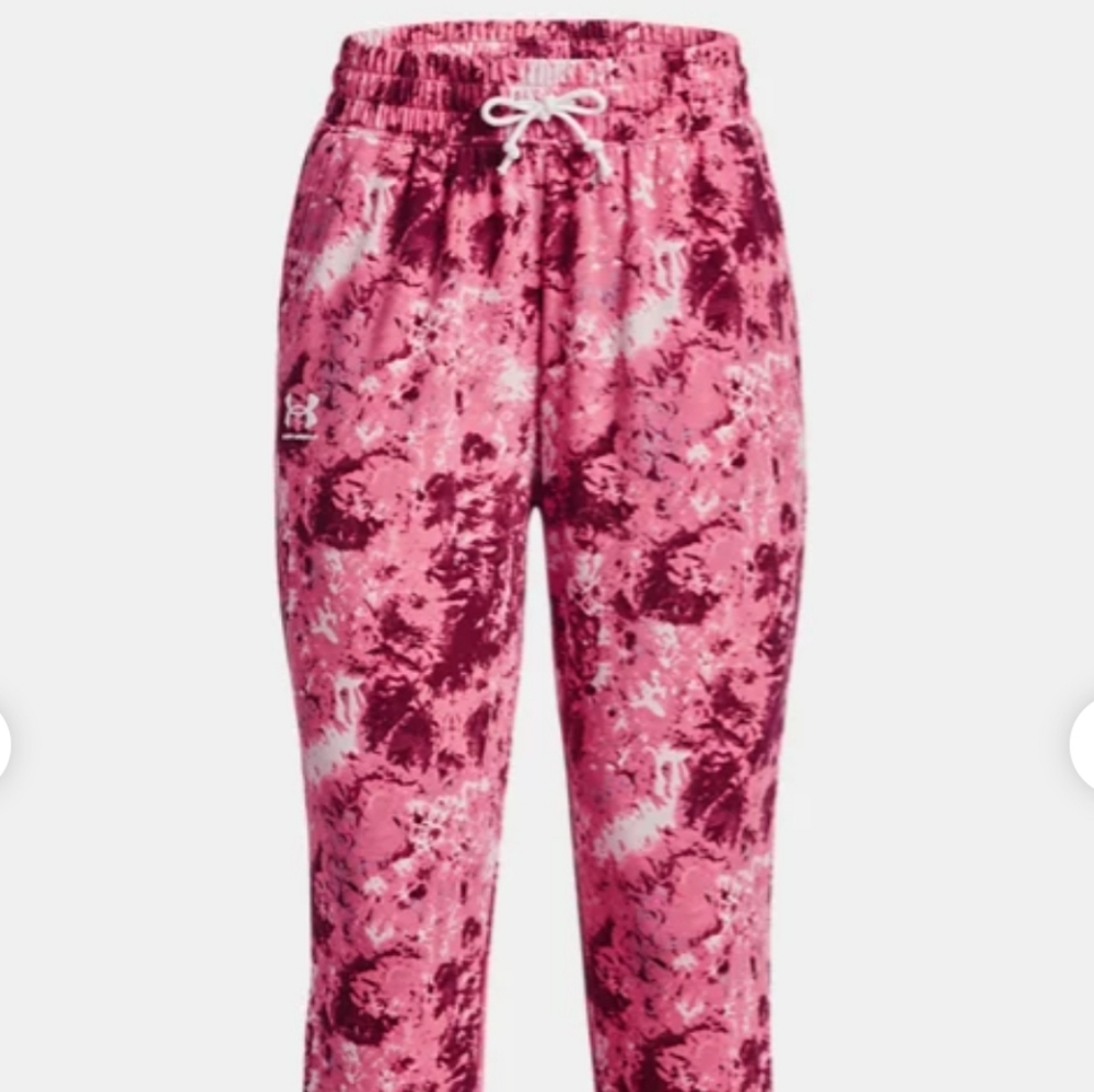 XL Under Armour Rival Terry Print Jogger